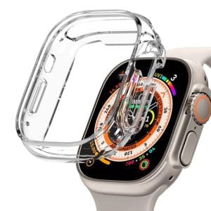 Capa Case Smartwatch Ultra 49mm Silicone Flexível Transparente