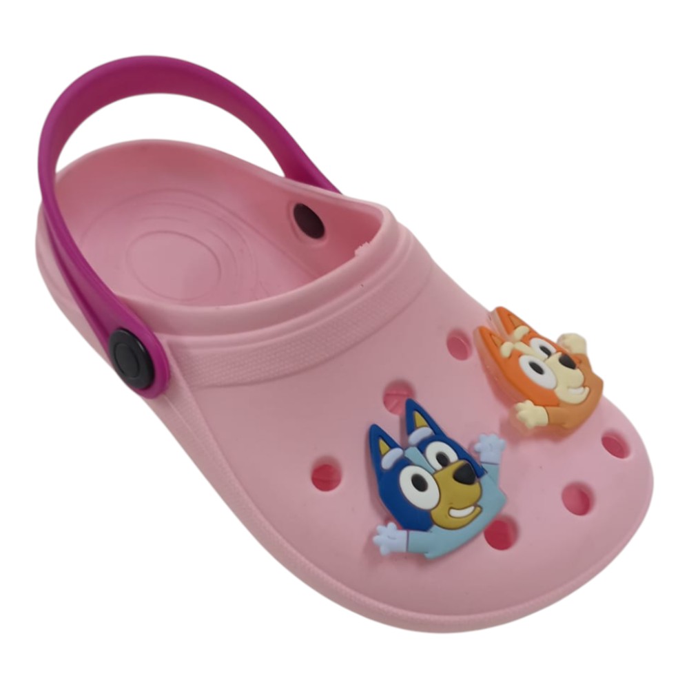 Sandália Fechada Bluey E Bingo Infantil Unissex Divertido - Imagem 5
