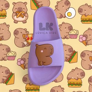 Chinelo Capivara Infantil Juvenil Adulto