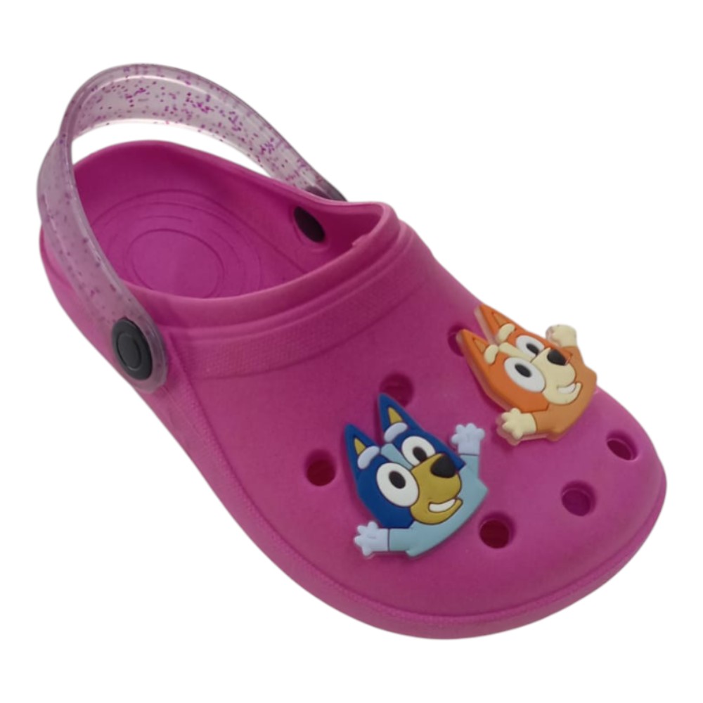 Sandália Fechada Bluey E Bingo Infantil Unissex Divertido - Imagem 3