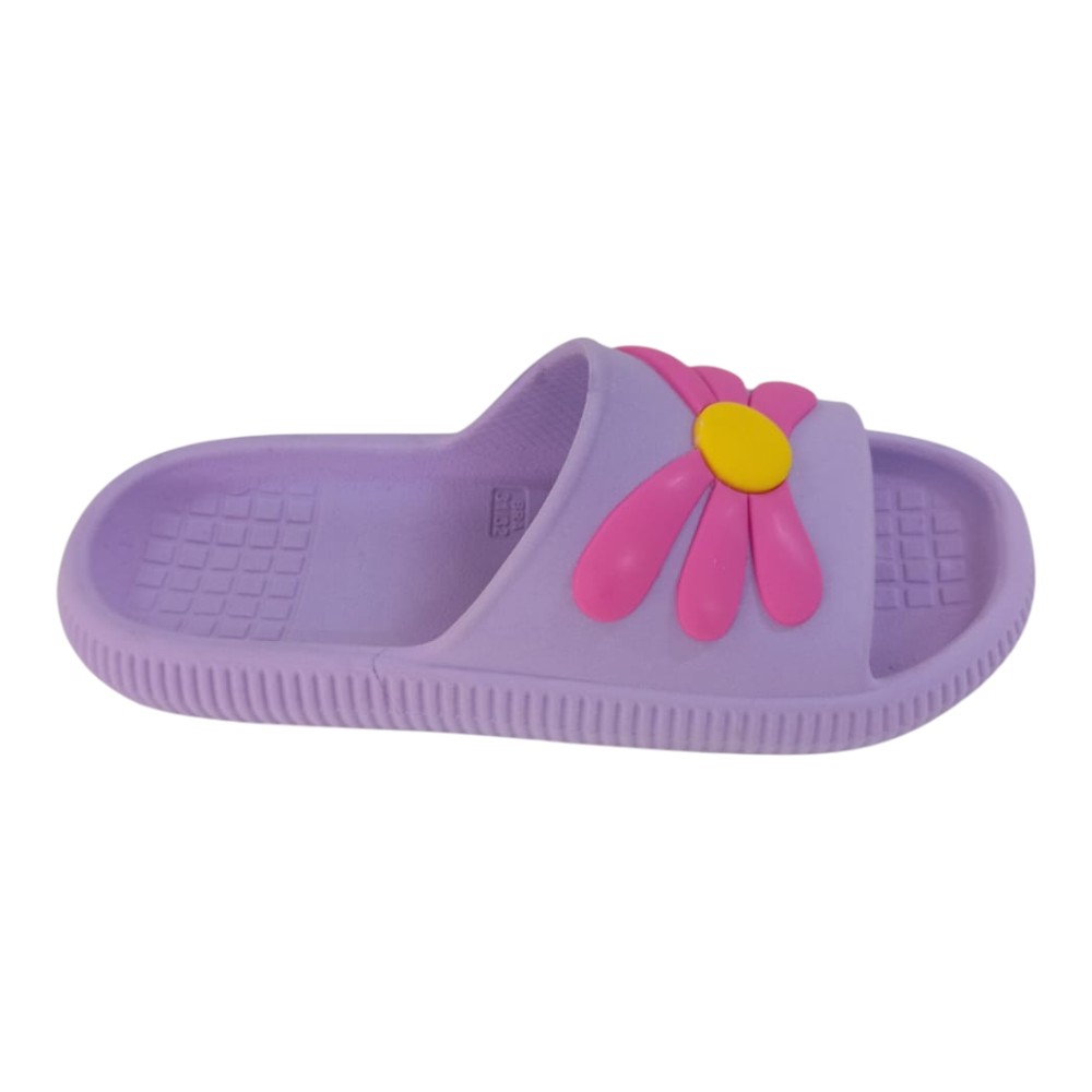 Chinelo Slide Flor Azaleia Infantil Delicado Meninas - Imagem 2