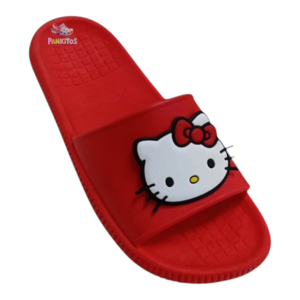 Chinelo Slide Hello Kitty Grande Menina Confortável - Imagem 6