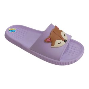 Chinelo Slide Raposa Menina Infantil Confortável