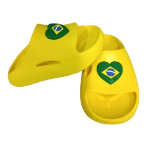 Chinelo Nuvem Brasil Coração Infantil Jogos Menina