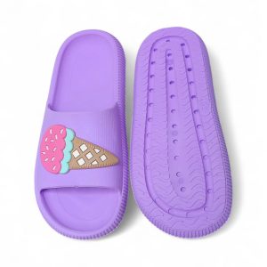 Chinelo Slide Nuvem Escolar Adulto Infantil Sorvete Confortavel Leve Macio