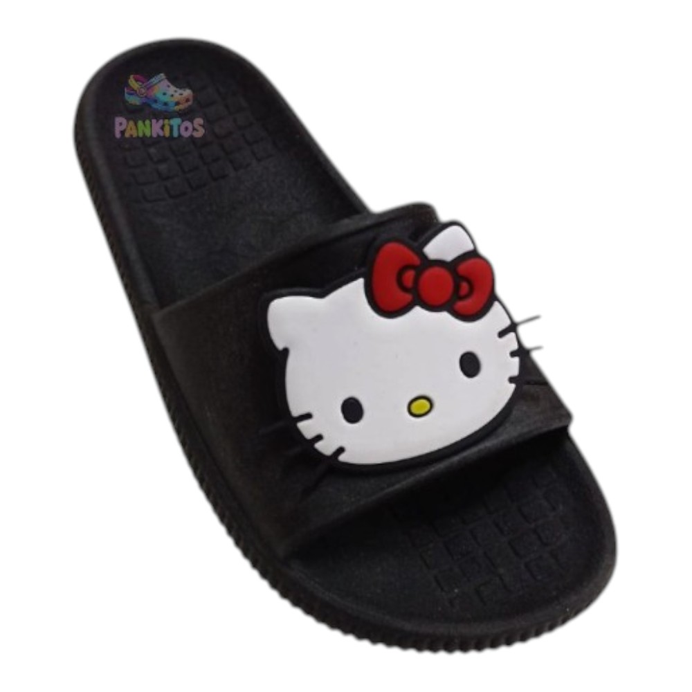 Chinelo Slide Hello Kitty Grande Menina Confortável - Imagem 4